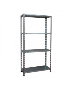 ESTANTERIA ACERO GALVANIZADO 4 BALDAS 70X30X145CM BLIM