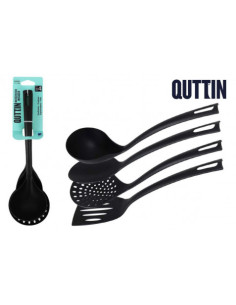 SET 4 UTENSILIOS DE COCINA PLASTICOS QUTTIN