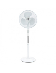 VENTILADOR DE PIE 40CM 45W BASE REFORZADA 3 VELOCIDADES MUVIP