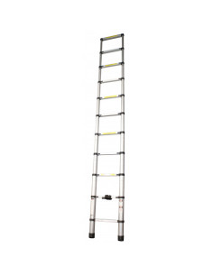 ESCALERA EXTENSIBLE ALUMINIO 10 PELDAÑOS 3.2 METROS MADER