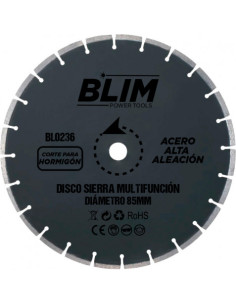 DISCO CORTE HORMIGON PARA SIERRAS MULTIFUNCION 85MM. BLIM