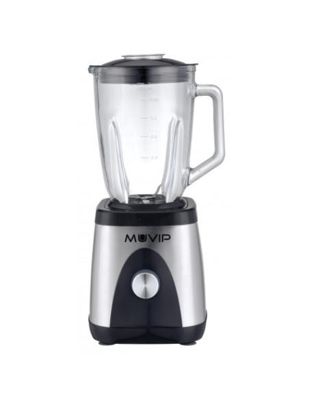 BATIDORA INOXIDABLE VASO CRISTAL 1300W 1.5 LITROS MUVIP