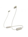 Sony WI-C100 Auriculares Inalámbrico Dentro de oÍ­do Llamadas/Música Bluetooth Beige