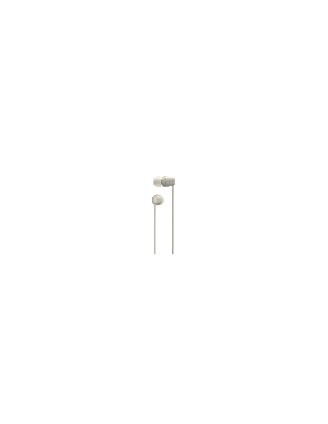 Sony WI-C100 Auriculares Inalámbrico Dentro de oÍ­do Llamadas/Música Bluetooth Beige