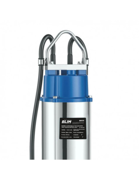 BOMBA SUMERGIBLE TRITURADORA INOX AGUAS SUCIAS 1,5HP BLIM