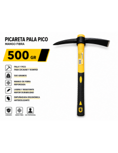 PICARETA PALA PICO 500GR MANGO FIBRA BLIM