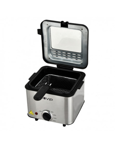 FREIDORA 1.5 LITROS INOXIDABLE 1000W MUVIP