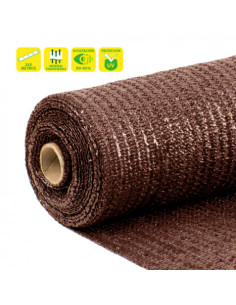 MALLA DE SOMBREO MARRON 2X5 METROS SUNGARDEN