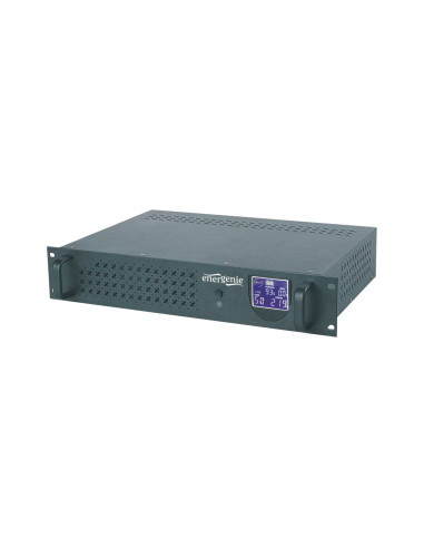 Gembird - Ups rack 19'' 3.4u 1500va, 4xiec 230v out, iec14 in,rj11, usb, lcd LÍ­nea interactiva 1,5 kVA 900 W 4 salidas AC
