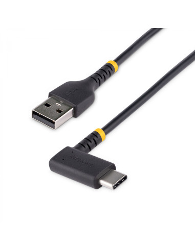 StarTech.com Cable 2m USB A a USB C Acodado - en Íngulo Recto -