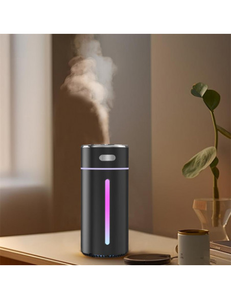HUMIDIFICADOR PORTATIL CON RGB HF09 NEGRO XO