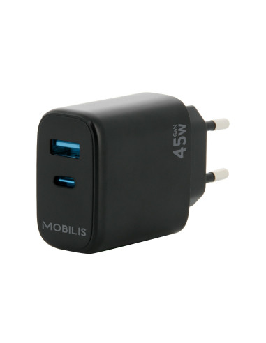 Mobilis 001363 cargador de dispositivo móvil Universal Negro Corriente alterna Auto