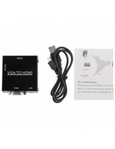 MINI CONVERSOR HDMI A VGA CROMAD