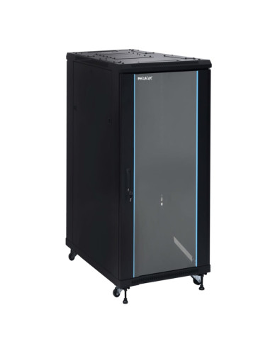 Phasak Armario Rack PRO 19" 27U 600 x 600 negro con ventilación - PHO 6627