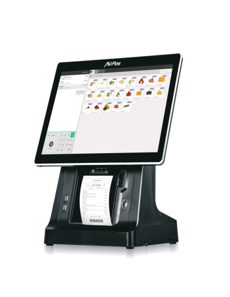 TPV AVPOS K6000 15 I5/8GB/SSD128GB/WIFI+BT W11P + IMPRESORA 3YR GARANTIA