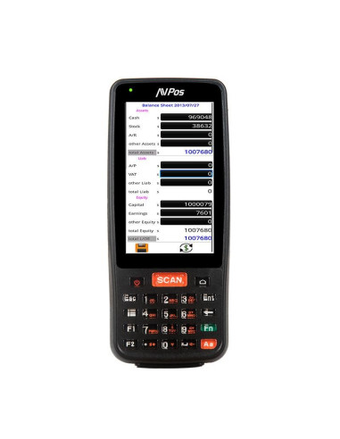 CAPTURADOR PDA AVPOS DC41 4 QUAD/2GB/16GB/NFC/2D/4G/KEYB ANDROID