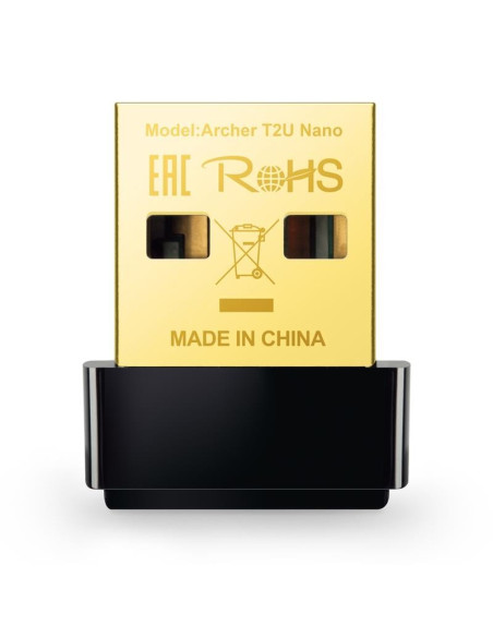 WIRELESS ADAPTADOR USB TP-LINK ARCHER T2U NANO 600MBPS