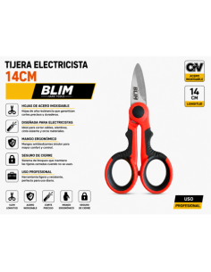 TIJERA ELECTRICISTA 14 CM BLIM