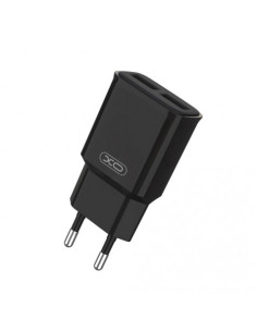 CARGADOR DE CORRIENTE L92C 2.4A 2XUSB NEGRO XO