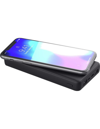 POWERBANK TRUST PRIMO 20000MAH 2A USB + USB-C + MICRO-USB ECO BLACK