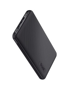 POWERBANK TRUST PRIMO SLIM 5000MAH 2A USB + USB-C + MICRO-USB ECO BLACK