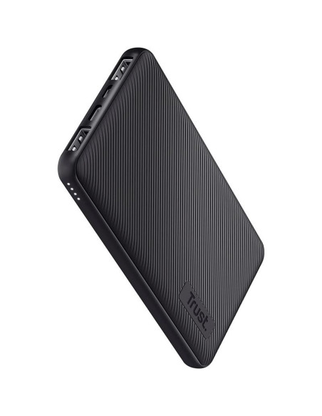 POWERBANK TRUST PRIMO SLIM 5000MAH 2A USB + USB-C + MICRO-USB ECO BLACK