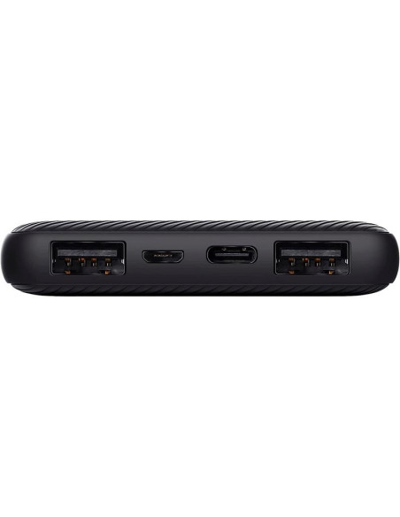 POWERBANK TRUST PRIMO SLIM 5000MAH 2A USB + USB-C + MICRO-USB ECO BLACK