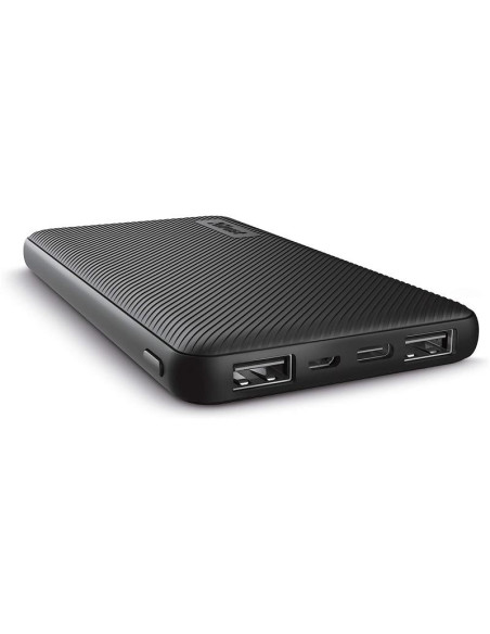 POWERBANK TRUST PRIMO SLIM 5000MAH 2A USB + USB-C + MICRO-USB ECO BLACK