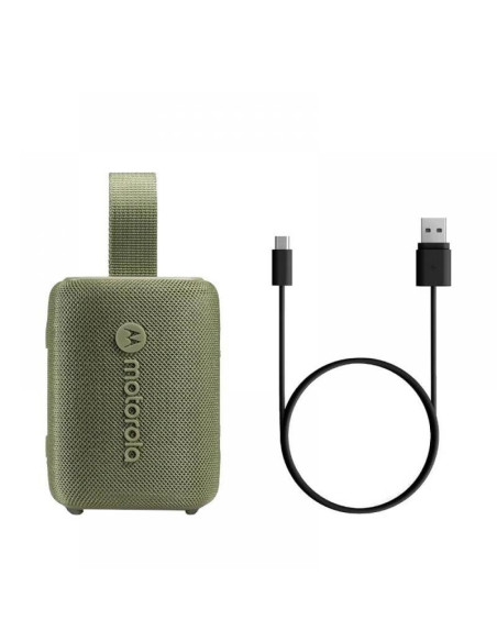 ALTAVOZ MOTOROLA ROKR 300 WIRELESS BLUETOOTH 5.3 IP67 GREEN