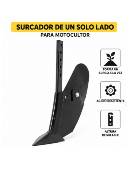 SURCADOR METÁLICO UN SOLO LADO PARA MOTOCULTORES BLIM