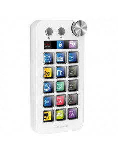 STREAM DECK MARS GAMING MSD-NEO | 15 TECLAS LCD | 1 RUEDA | 2 BOTONES
