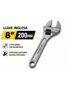 LLAVE INGLESA 8\" 200MM BLIM