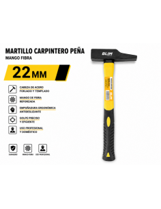 MARTILLO CARPINTERO PEÑA 22MM MANGO FIBRA BLIM