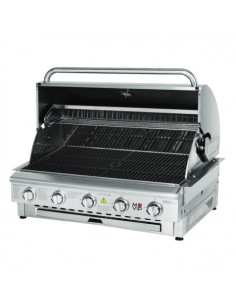 BARBACOA DE GAS INOX PRO 5 FUEGOS SOBREMESA MUVIP