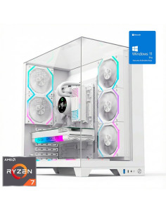 ORDENADOR GAMING INFINITY PRO WHITE RGB R7 9800X3D/16GB DDR5/SSD1TB NVME/WIFI/R.LIQ/750W/W11PRO