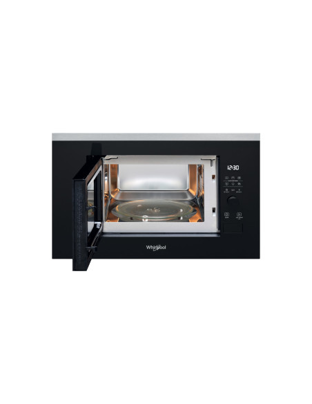 Whirlpool WMF201G Microondas con grill 20L 800w acero inoxidable negro