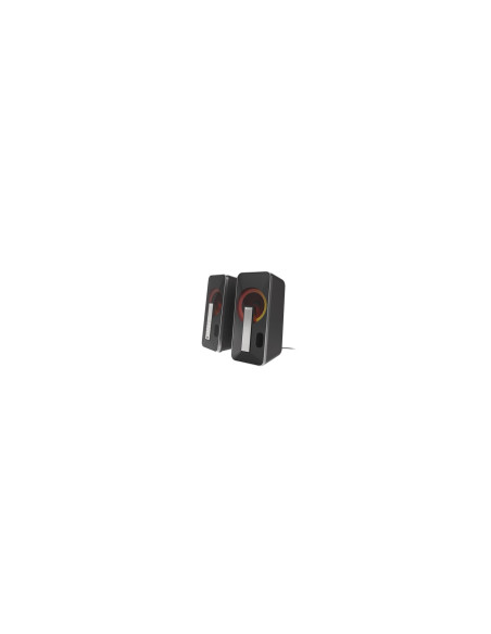 GENESIS Helium 100BT RGB Negro, Plata Inalámbrico y alámbrico 10 W