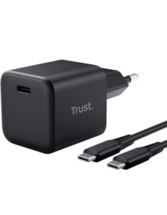 CARGADOR GAN TRUST MAXO USB-C 65W + CABLE USB-C 2M BLACK 2