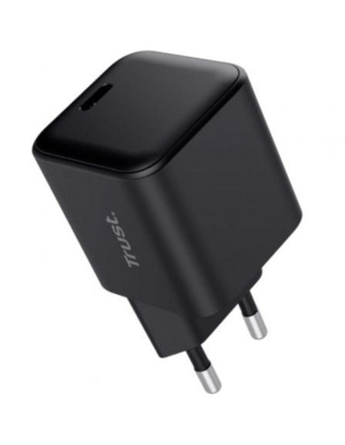 CARGADOR GAN TRUST MAXO USB-C 65W + CABLE USB-C 2M BLACK