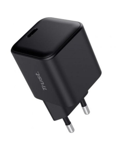 CARGADOR GAN TRUST MAXO USB-C 65W + CABLE USB-C 2M BLACK