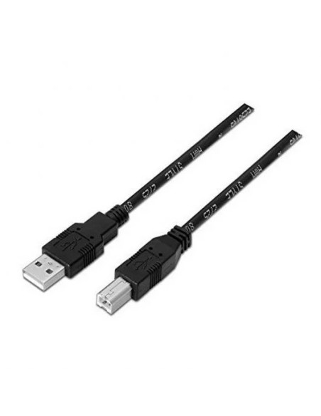 CABLE USB 1,8M IMPRESORA A/M-B/M NANOCABLE BLACK