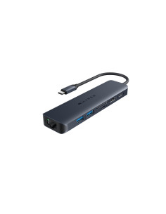 Targus HD4003GL hub de interfaz USB Tipo C 10000 Mbit/s Azul