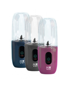 BATIDORA DE VASO PORTÁTIL RECARGABLE COLOR DESIGN 460ML GRIS MUVIP 2