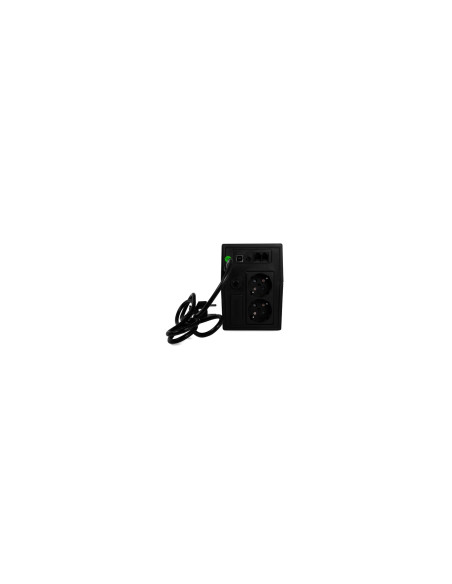 Green Cell UPS01LCD sistema de alimentación ininterrumpida (UPS) Línea interactiva 0,6 kVA 360 W 2 salidas AC