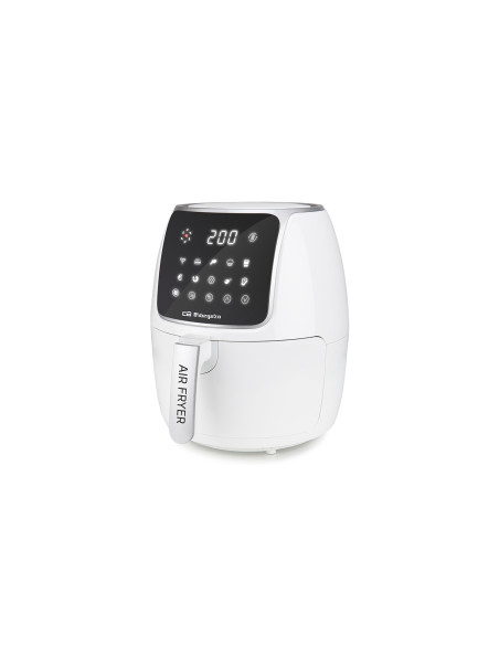 Orbegozo FDR 64 freidora Sencillo 4 L 1500 W Negro, Acero inoxidable, Blanco