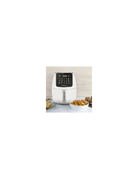 Orbegozo FDR 64 freidora Sencillo 4 L 1500 W Negro, Acero inoxidable, Blanco