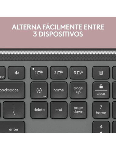 TECLADO LOGITECH K950 WIRELESS BLUETOOTH BLACK