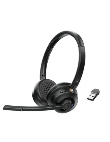AURICULARES + MICROFONO CREATIVE HEADSET CHAT WIRELESS USB BLACK