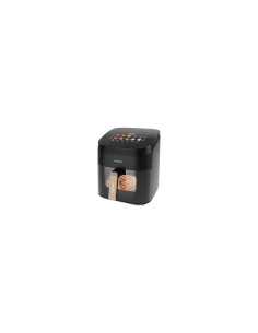 Cecotec Cecofry&Grill Smokin' 6500 Sencillo 6,5 L Independiente 2200 W Freidora de aire caliente Negro, Marrón 2