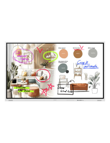 Samsung WM75FX pizarra blanca interactiva 190,5 cm (75") 3840 x 2160